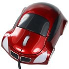 Car Racer estilo Optical Mouse USB com LED Decorações